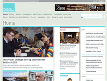 Tablet Screenshot of museumsassociation.org